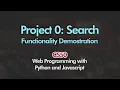 Project 0 Search CS50 s Web Programming