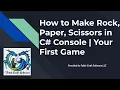 How to Create Your First C Game - Rock Paper Scissors in Minutes