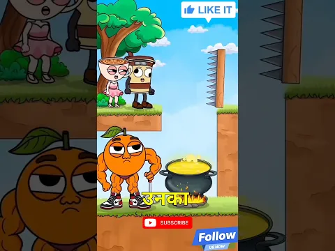 Orange Guards Bridge 😱🍊 #Shorts #Animation