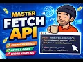 API fetch in JavaScript Beginner to Pro Error Handling