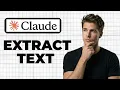 How To Extract Text From Images With Claude AI Quick Guide