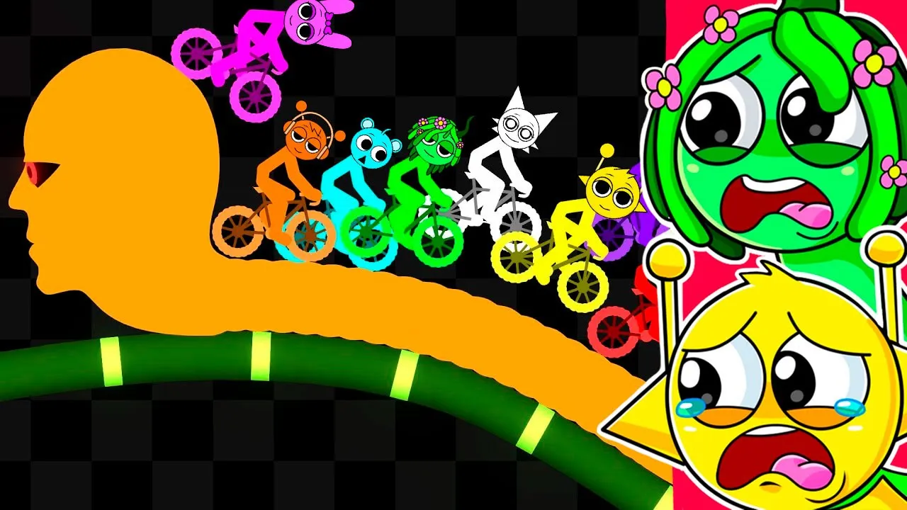 Sprunki Simon - LA CARRERA MÁS EPICA DE SPRUNKI STICKMAN!!