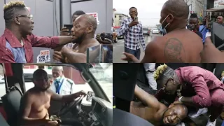 die hard shatta wale fan trotro driver abandons passengers to meet his idol sm president 