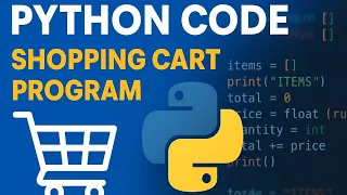 Shopping cart program using python Beginner