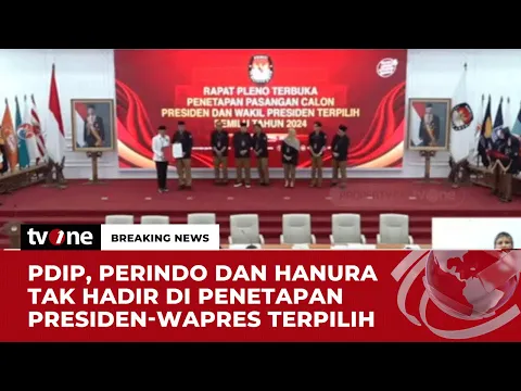 PDIP Absen Penyerahan Berita Acara & Salinan KPU ke Pengusung 03