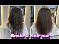 Download Lagu How to: Very Easy U Hair cut कैसे करे/U shape Hair cut tutorial/step by step/easy way/for beginners
