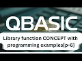 QBASIC Programming - Learn Library Functions Easily p-6