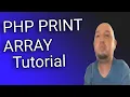 Printing an array in PHP Tutorial