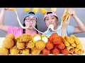 Download Lagu Bburinkle Fried Chicken Giant Cheese Ball Mukbang DONA