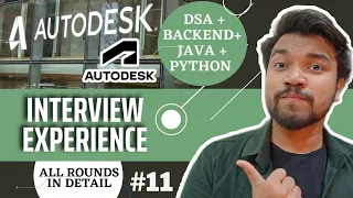 Autodesk Interview Experience | Full Stack Developer Interview Question Answers | Java/Python
