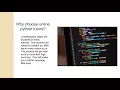 Avail the premier Python Programming Assignment Help with LiveWebTutors