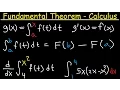 Fundamental Thereom of Calculus Explained - Part 1 2 Examples