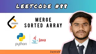 Merge Sorted Array Leetcode 88