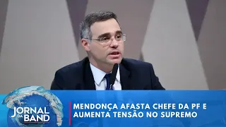 Mendonça manda afastar chefe e diretor de inteligência da PF | Jornal da Band