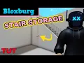 Bloxburg Stair Storage Hack - Storage Room