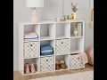Mainstays 12-Cube Storage Organizer Guided Assembly