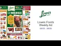 Lowes Foods Weekly Ad -