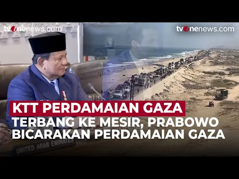 Mendadak Diundang! Prabowo Bertolak ke Mesir, Hadiri KTT Perdamaian Gaza