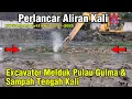 Download Lagu Air kali Semakin Lancar \u0026 Lebar ‼️ Excavator Keruk Sendimen Dangkal Tengah Kali #dedimulyadi #kdm