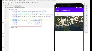 Get Android Text String from Resources File