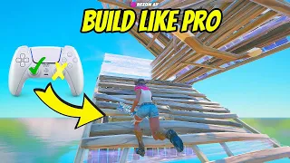 How To Free Build like a Pro ON Console Fortnite building tutorial best controller settings
