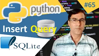 SQLite Insert Query Python tutorial for beginners - 65 SQLite Database with Python store data