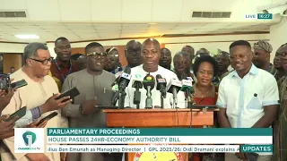24-Hour Economy Authority Bill Approved — What It Means for Ghana | Parliamentary Proceedings