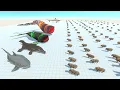 Download Lagu Can 200 Wild Boars Defeat Aquatic Monsters and Bloop? - Animal Revolt Battle Simulator