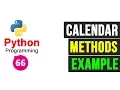 Python Programming Tutorial - Calendar Module
