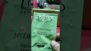 lotus professional hyderabad and pura vital facial kit review