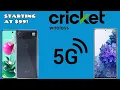 Cricket Wireless 5G Phone Sale As Low As 99