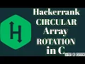 Circular array rotation hackerrank solution in c BE A GEEK Hindi