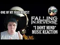 Download Lagu Falling in Reverse Reaction - I Dont Mind | First Time Reaction