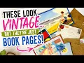 These Look Vintage But They re Just Book Pages