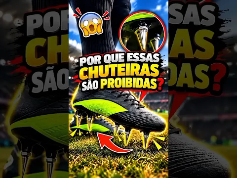 🍿 Por que essas chuteiras são proibidas?#futebol #neymar #shorts