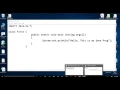 Core JAVA Tutorial for Beginners - Part 2 Running First Java Program