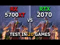 RX 5700 XT vs RTX 2070 Test In 20 Games at 1080p Late 2024