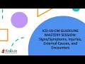 ICD-10-CM Guideline Mastery Sessions Injuries External Causes and Encounters