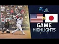 HIGHLIGHTS | 🇺🇸 USA vs 🇯🇵 Japan  | WBSC Men's Softball World Cup Finals 2025