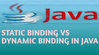 STATIC BINDING VS DYNAMIC BINDING IN JAVA in Hindi Lecture 70