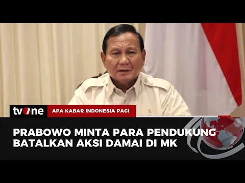 Prabowo Minta Para Pendukungnya Tidak Lakukan Aksi di MK