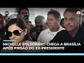 Lagu Michelle Bolsonaro chega a Brasília após prisão preventiva de Jair Bolsonaro | #SBTBrasil