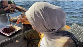 روتين اول يوم العيد مع العائلة كلها روحنا كافية علي البجر وجانا العيد 