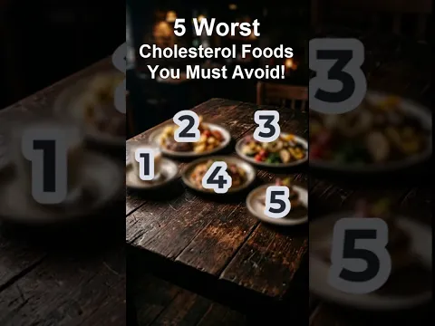 Dr Reveals 5 Worst High Cholesterol Foods You Must Avoid