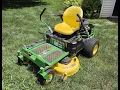 JOHN DEERE Z345R ZTRAK ZERO TURN MOWER LOW HOURS RUNNING MOWING