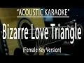 Lagu Bizarre love triangle - Female Key Version (Acoustic karaoke)