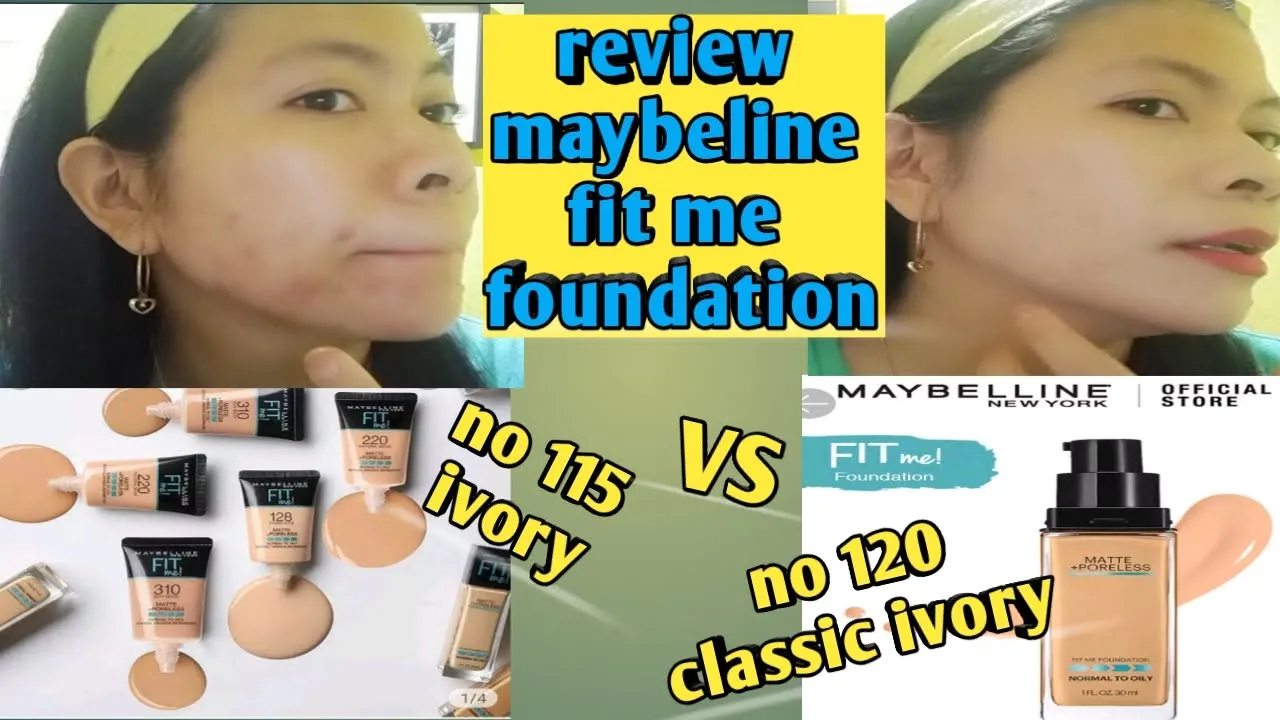 KUPAS TUNTAS MAYBELLINE FIT ME FOUNDATION ! - swatch 26 warna + review