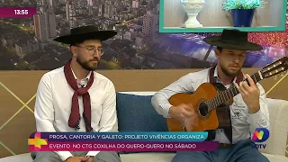 Projeto Vivências lança a primeira Noite de Prosa, Cantoria y Galeto