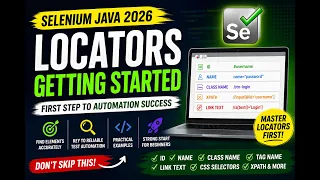 48 Locators - Getting started Selenium Java 2026
