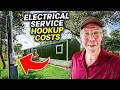 How much does it cost to hook up electrical to a mobile home SPEC mobile home electrical connection